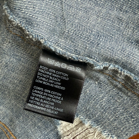 Urban Outfitters BDG Vest UO Women Distressed Denim Sleeveless Jeans Jacket M - Picture 10 of 16